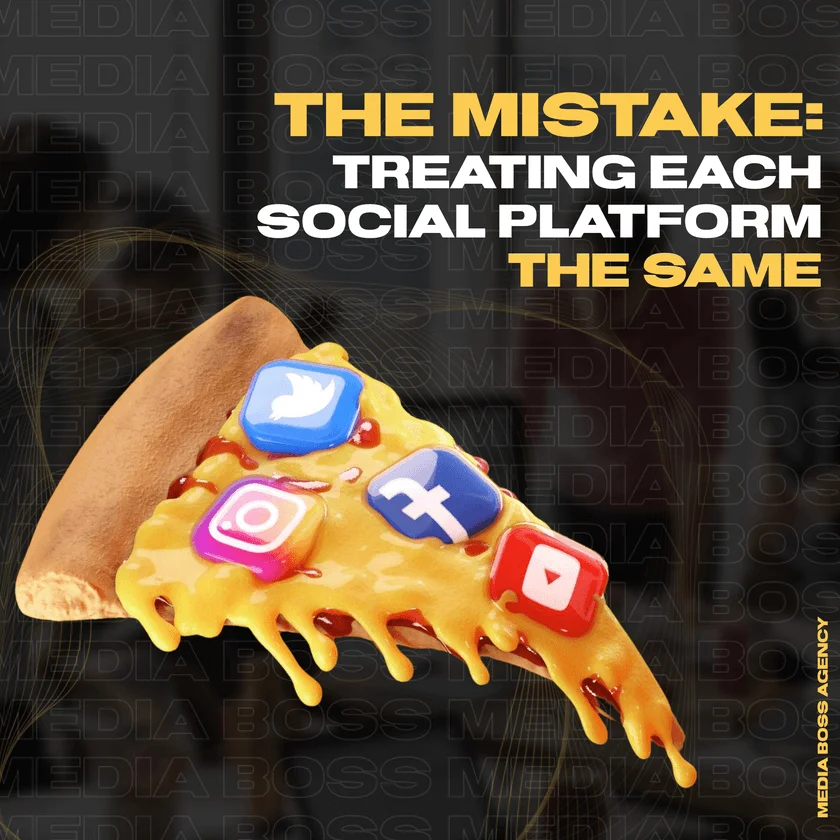 The mistake: Treating each social platform the same